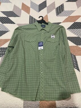 Men's Wrangler Western Long Sleeve Pearl Snap